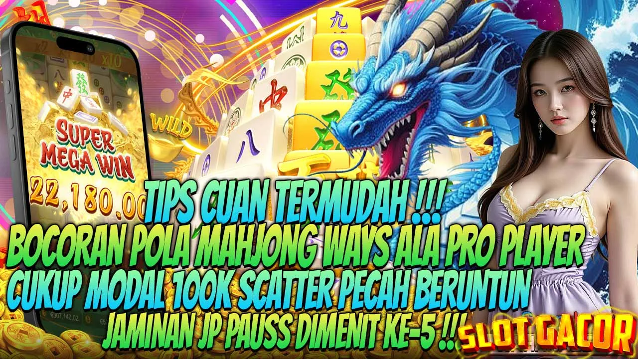 Dari Pola Mesin ke Pola RTP Cara Nyata Eko Sapriyanto Teknisi Overhaul Mesin Membaca Jam Bermain dan Menang Rp1,28 Miliar di Mahjongways Saat RTP 98,0%